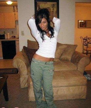 Esther showing off her teenage body while posing for her Dad!