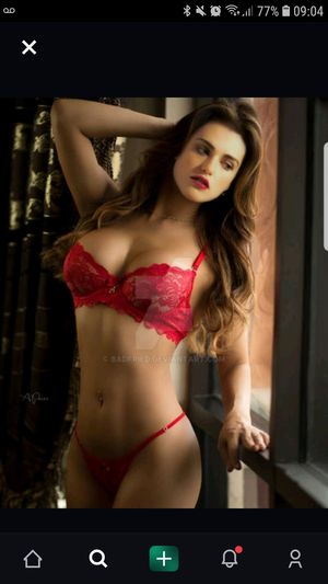 Katie McGrath red hot lingerie