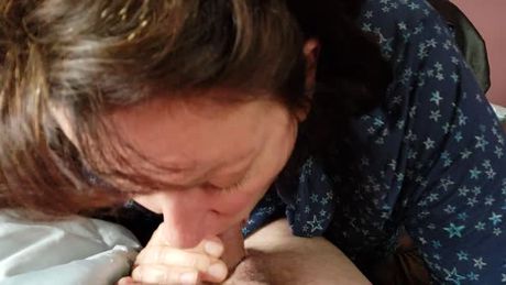 Sexy Amateur Mature Diane Lang Shows Off Her Gargantuan Tits and Blows her Husband's friends thick Hard Dick Until It Explodes in Her Mouth