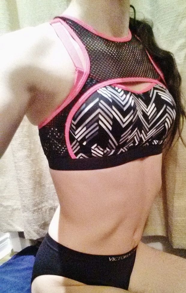 Super slutty VSX workout bra