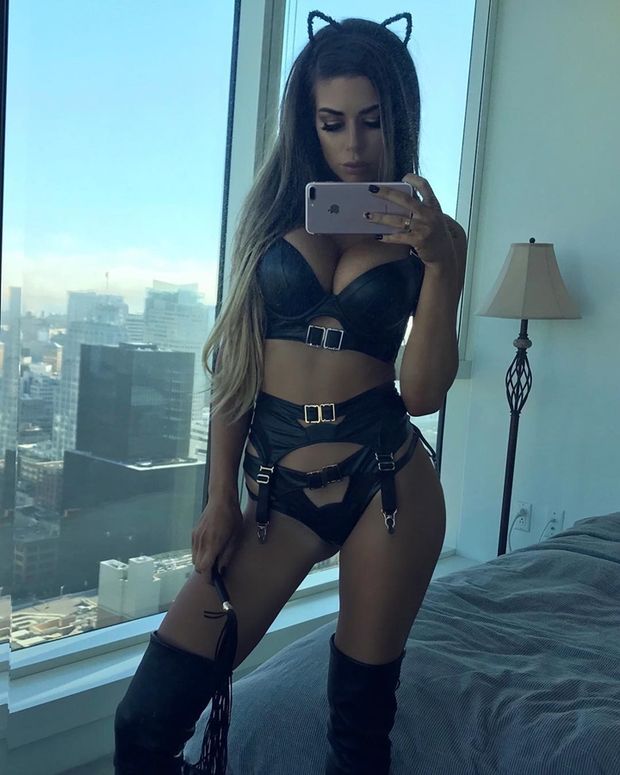 sexy lingerie selfie