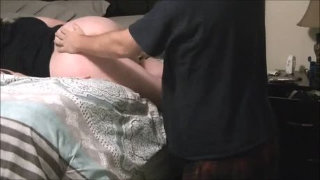 Watching Daddy fist pound Stacey's pussy