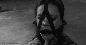 Is this where he put his filthy seed, whore-wife?