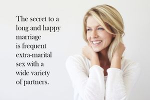 I make sure I experience at least one new partner every week. I'm very happy :-)