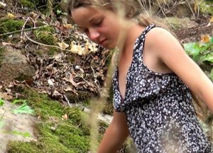 Walking in the woods