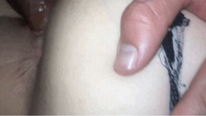 Throbbing long dick stretches pussy