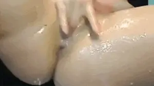 Messy Close Up Finger Masturbation Squirting Extremely Wet Cunt