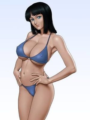 Nico Robin Sexy Blue Bikini