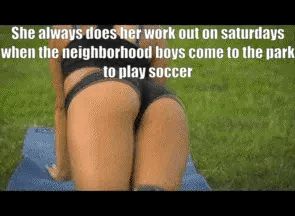 I guess my girlfriend likes an audience