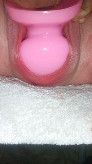 Slut abbie stretching her loose cunt out with a massive heart shaped dildo. Slutabbie destroying her pussy with a massive pink heart plug.