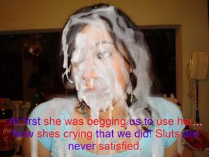 Karla Beatriz Moncada bukkake captioned