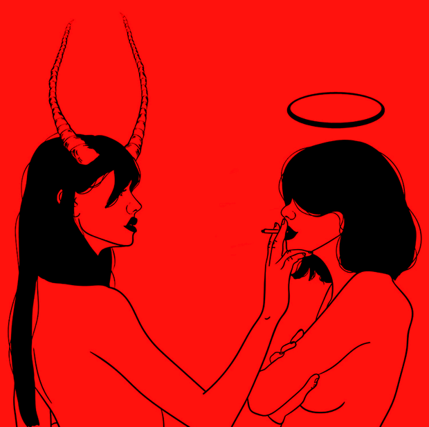 Angel and devil