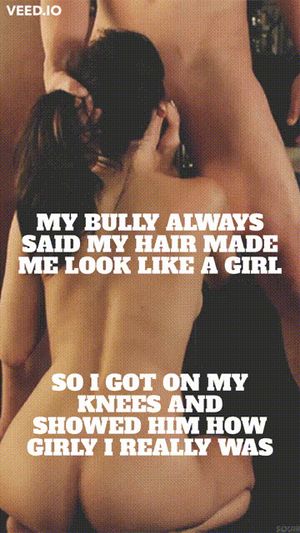 So I got on my knees...