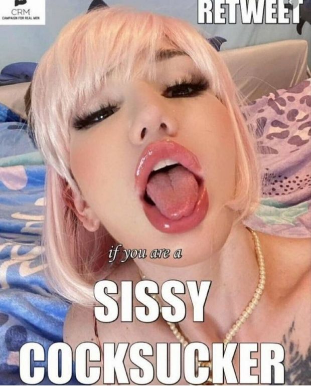 Yes, i'm a naughty cock sucker ..