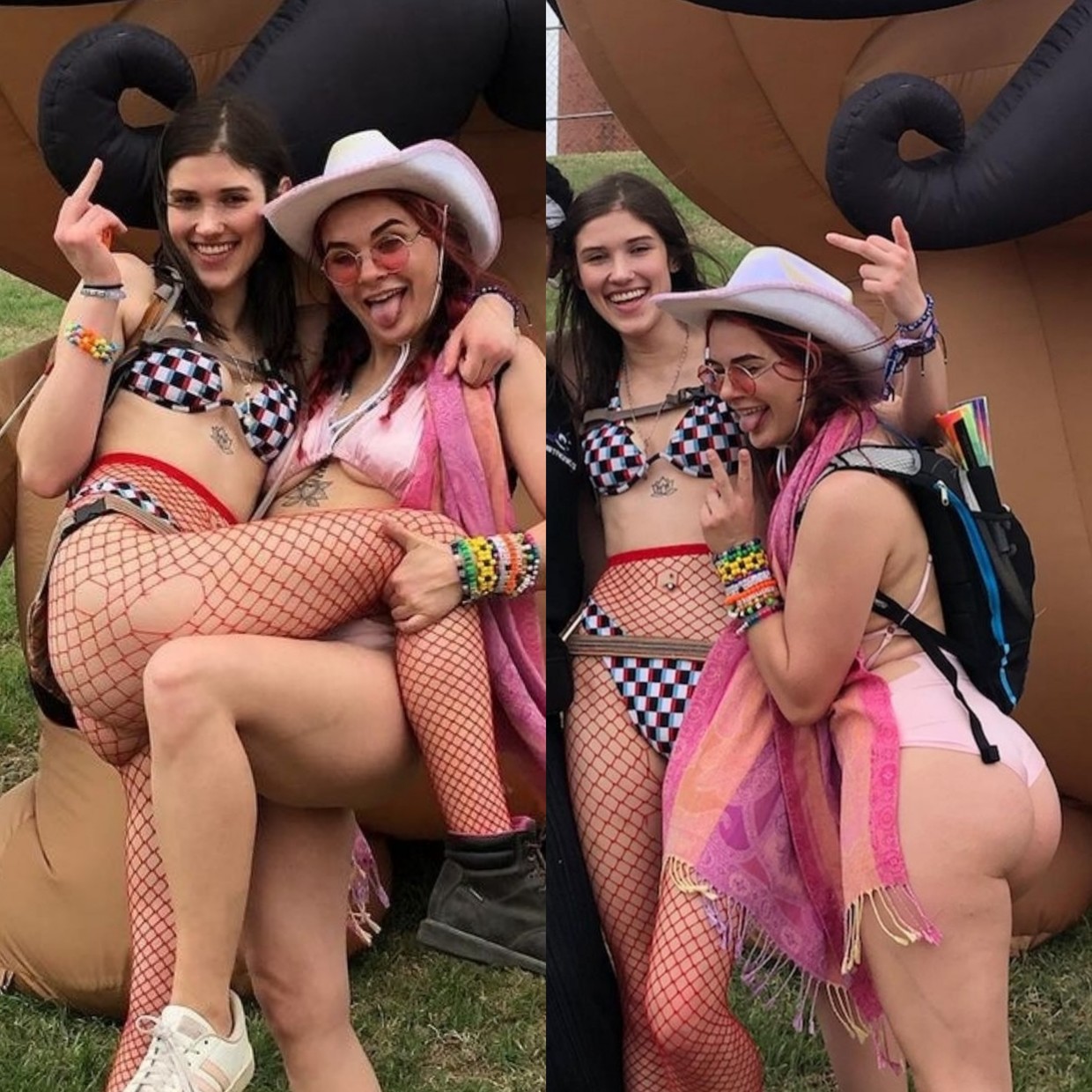 Rave teens with stupid a stupid big ass