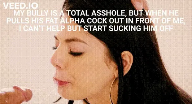 I can't help but start sucking...