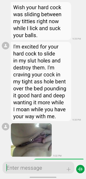Texting fuck buddy