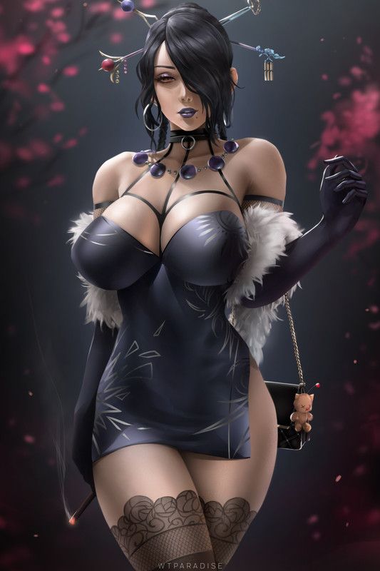Sexy tight dress - Final Fantasy