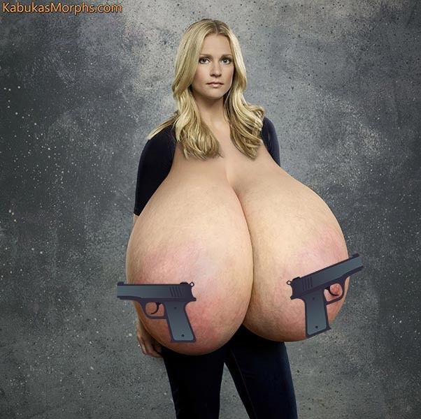 AJ Cook From Criminal Minds Exposing Her Huge Tits Out In Public