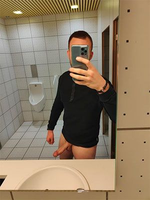 Bent over in front of me so I can fuck you deep in the ass
