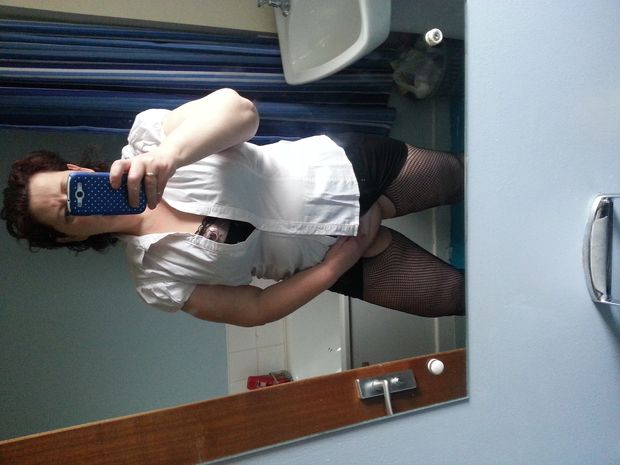 Granny flashing again