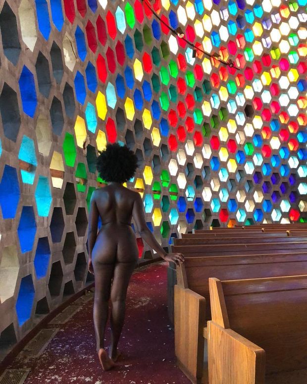 ebony ass