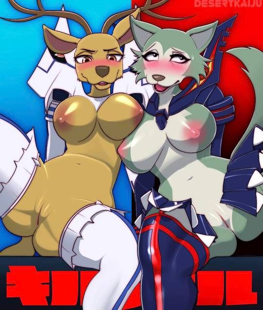 Legoshi and Louis as female
