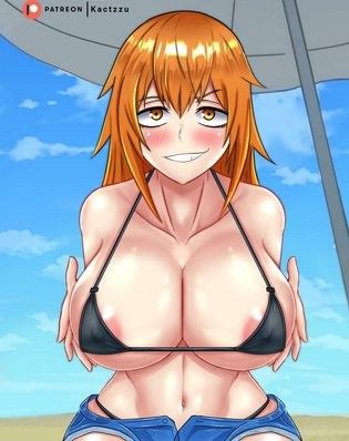 Gamo-chan showing off