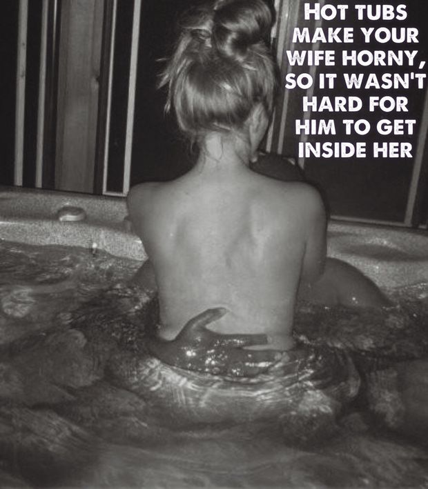hot tub playful