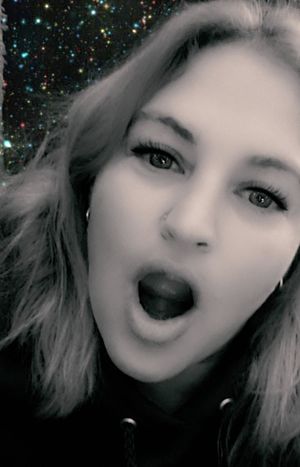 She loves it down her throat.