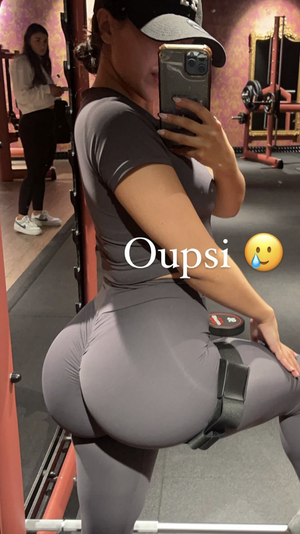 Teasing at the gym
