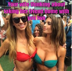 Actually, I was thinking about going home with her..she has a new boyfriend!