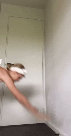 look how flexible I am