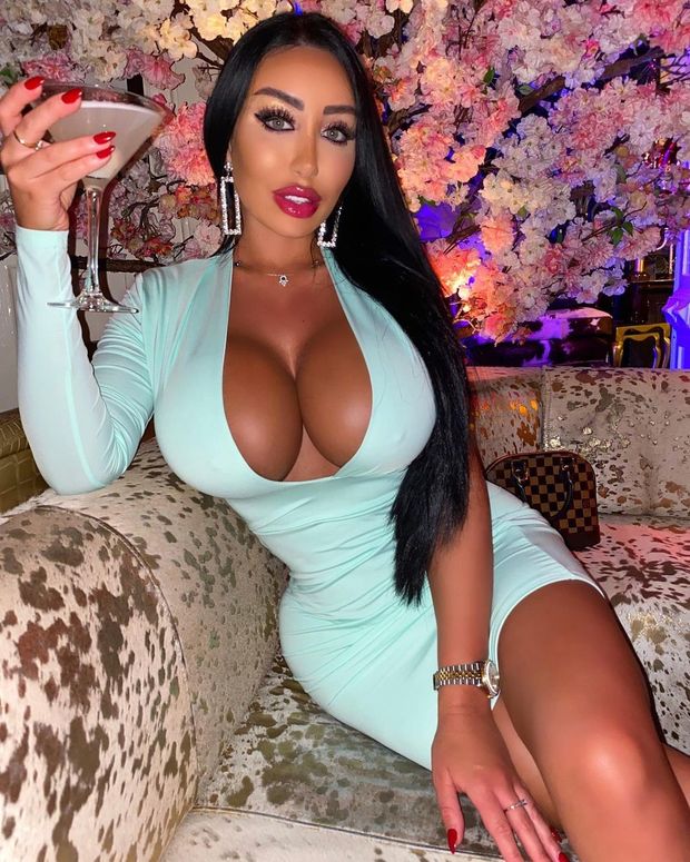 teal dress