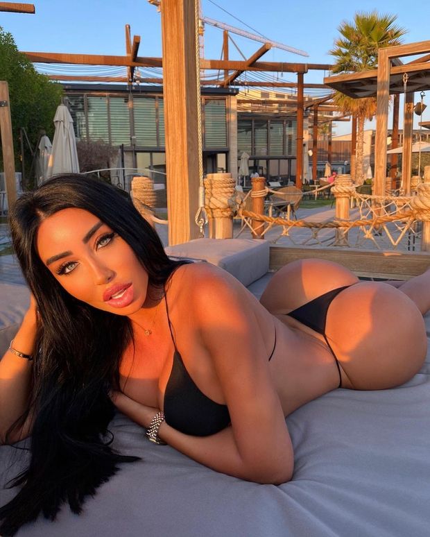 black bikini