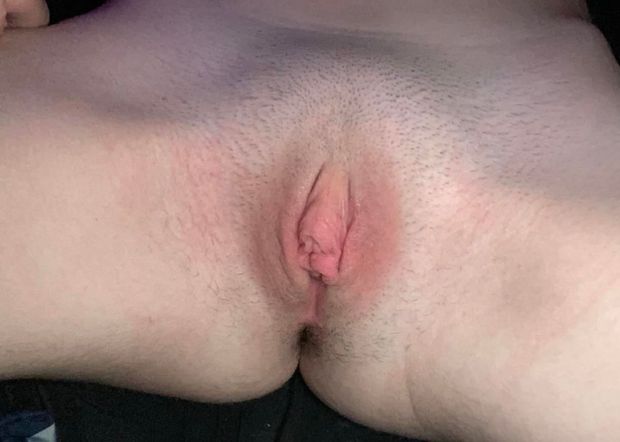 Exposed slut’s pussy