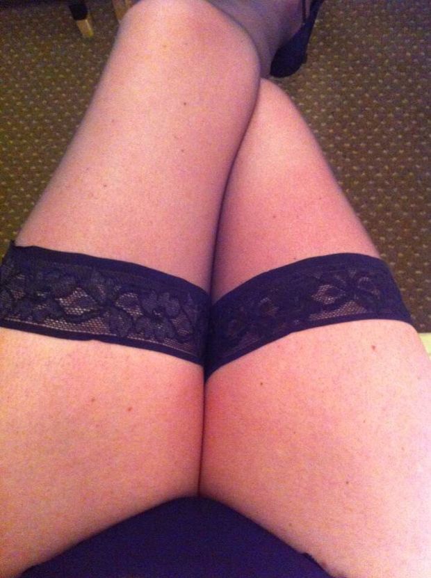 Granny in stockings