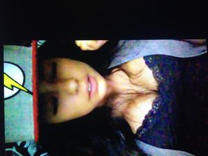 This old man is so big and he is making me feel it so much I am telling him that he is my first