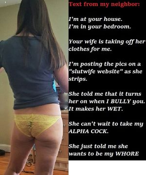 She want to be his WHORE