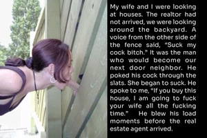 We bought the house.