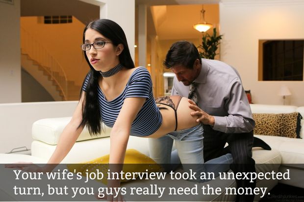 Slutwife job interview