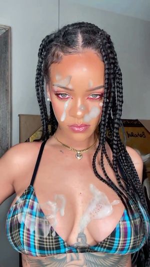 Rihanna cumshot