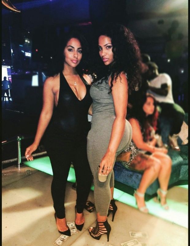 Ayisha Diaz & Ashley Diaz - sisters' night out