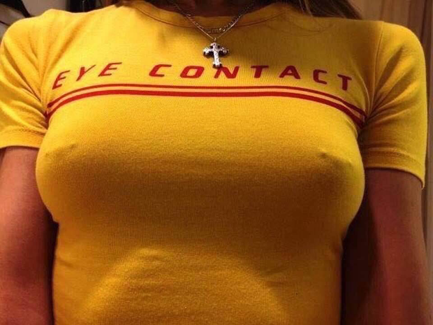 Eyes contact ….