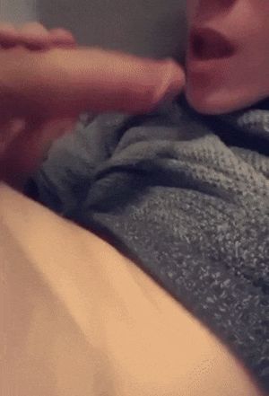 Sucking his own cock