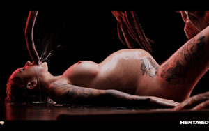 Purple Bitch cumflation on HENTAIED