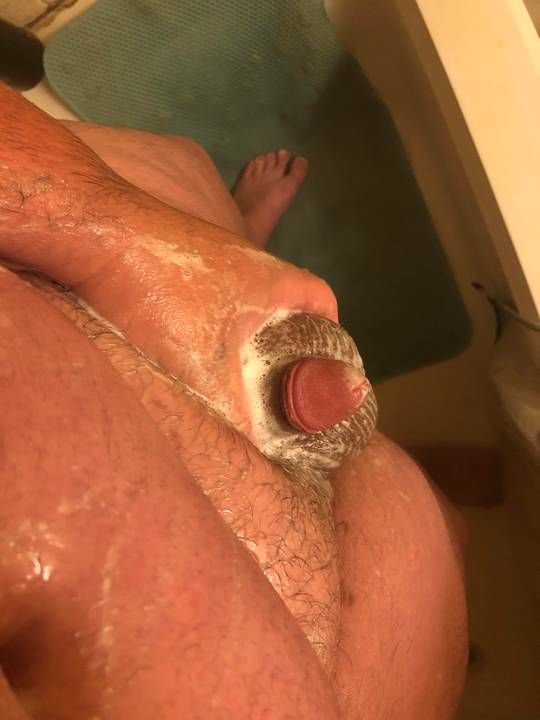 My small dick in the shower