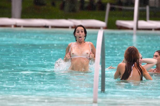 the neighborhood teens appreciate pool day