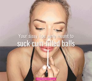 Your Sissy Lips, His Balls