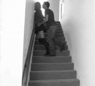 My GF loves the idea of someone climbing up behind her without hesitating like this